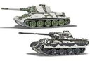 【新品】ミニカー T-34 vs パンサー 2台セット 「World of Tanks」 [CGWT91301]