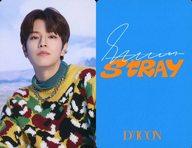コレクションカード(男性)/「DICON D’FESTA MINI EDITION Stray Kids」フォトカード Stray Kids/Seungmin(スンミン)/裏面青・印刷サイン入り/「DICON D’FESTA MINI EDITION Stray Kids」フォトカード