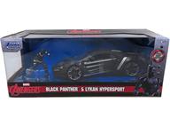 【中古】ミニカー 1/24 BLACK PANTHER＆LYKAN HYPERSPORT 「MARVEL AVENGERS」