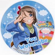 【中古】マグカップ・湯のみ 渡辺曜 「ラブライブ！サンシャイン!!×セガコラボカフェスタンド岡山」 ドリンクメニュー注文特典 第1弾