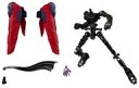 【中古】食玩 トレーディングフィギュア 4.マスターガンダム フレームセット 「機動戦士ガンダム GフレームFA 05」