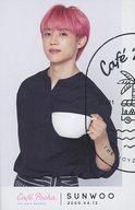 コレクションカード(男性)/「CAFE POCHA -THE BOYZ BRANCH-」事前予約者限定特典メンバー別写真入り名刺カード THE BOYZ/SUNWOO(ソヌ)/「CAFE POCHA -THE BOYZ BRANCH-」事前予約者限定特典メンバー別写真入り名刺カード