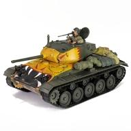 【新品】ミニカー 1/32 アメリカ軍 M24軽戦車 チャーフィー 1950年 朝鮮戦争 漢江 完成品 [WS55721]