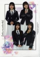 【中古】クリアファイル 石森璃花&遠藤理子&小田倉麗奈&中嶋優月(櫻坂46) オリジナルA4クリアファイル 「櫻坂46・日向坂46×ローソン キャンペーン 2023」 対象商品購入特典