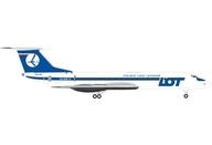 【新品】ミニカー 1/500 TU-134A LOTポーランド航空 SP-LHG [HE537025]