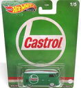 ミニカー 1/64 VOLKSWAGEN T1 PANEL BUS Castrol(グリーン×ホワイト) 「Hot Wheels PREMIUM」 