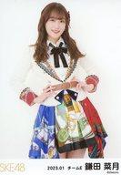 【中古】生写真(AKB48・SKE48)/アイドル/SKE48 鎌田菜月/膝上/SKE48 2023年1月度 ランダム生写真(チームE)