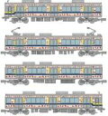 【新品】鉄道模型 1/150 東武鉄道20400型ベリーハッピートレイン4両セット 「鉄道コレクション」 [329701]