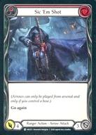 【中古】Flesh and Blood/C/Ranger/英語版/Arcane Rising Unlimited Booster ARC072[C]：Sic ’Em Shot (1)