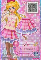 【中古】アイカツDCD/N/ボトムス/キュート/6弾 F6-26[N]：クリーミーピンクスカート