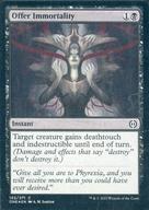マジックザギャザリング/英語版FOIL/C/黒/ファイレクシア：完全なる統一 102/271：Offer Immortality/不死性の提供