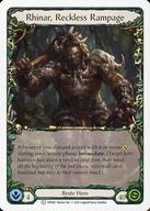 【中古】Flesh and Blood/C/Brute/英語版/History Pack 1 1HP001[C]：Rhinar Reckless Rampage