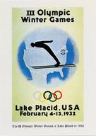 【中古】アニメ系トレカ/オリンピック・ポスター・カード 1998年長野オリンピック限定 no.027：第3.回オリンピック冬季競技大会 1932年 レイクプラシッド(アメリカ)
