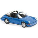 【新品】ミニカー 1/43 ポルシェ 911 タルガ (964) 1991(ブルーメタリック) [940061362]