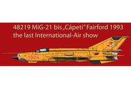 【中古】塗料・工具 1/48 MiG-21bis ツァーぺティ フェアフォード 空軍基地航空ショー RIAT 1993 デカール [HAD48219]