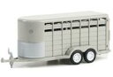 【中古】ミニカー 1/64 Hitch ＆ Tow Trailers - 14-Foot Livestock Trailer - Gray [30424]