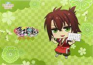 【中古】食器 沖田総司 A3紙製ランチョンマット 「薄桜鬼〜御伽草子〜×アニマックスCAFE」 3回目再来店特典