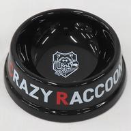 【中古】食器 Crazy Raccoon ドッグボウル ブラック