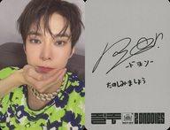 【中古】コレクションカード(男性)/CD｢2 Baddies｣【Digipack Ver.】＜Japan Exclusive盤＞特典トレカ NCT127/ドヨン(DOYOUNG)/裏面グレー 印刷サイン メッセージ入り/CD「2 Baddies」【Digipack Ver.】＜Japan Exclusive盤＞特典トレカ