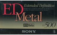 【中古】ベータマックステープ ソニー ベータ用テープ ED Metal EL-500[EL-500B]