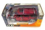 【中古】ミニカー 1/24 HUMMER H2(レッド) 「DUB CITY」 [53007]