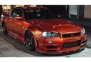 【中古】ミニカー 1/12 NISSAN スカイライン GT-R R34 Z-tune nismo(メタリックオレンジ) ディスプレイエンジン付属 [MH120...