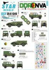 【中古】塗料・工具 1/35 現用 東ドイツ国家人民軍#4 国境警備隊と人民警察 GAZ-69 UAZ-469 BTR-40 デカール [SD35-C1345]