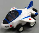 ミニカー ちびっこチョロQ T-4 #730(ホワイト×ブルー) 「Qジェット」