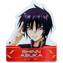 【中古】バッジ・ビンズ シン・アスカ 「機動戦士ガンダムSEED FREEDOM アクリルクリップバッジコレクション A」