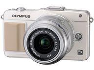【中古】カメラ ミラーレス一眼カメラ OLYMPUS PEN mini E-PM2 レンズキット 1605万画素 (ホワイト) [E-PM2 LKIT WHT]