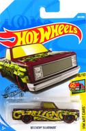 【中古】ミニカー 1/64 ’83 CHEVY SILVERADO(レッド×イエロー) 「Hot Wheels HW ART CARS」 [FYC25]