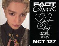 【中古】コレクションカード(男性)/CD｢FACT Check｣(Storage Ver.)フォトカード NCT 127/テヨン(TAEYONG)/印刷サイン メッセージ入り/CD「FACT Check」(Storage Ver.)フォトカード