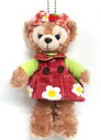 【中古】ぬいぐるみ シェリーメイ ぬいぐるみバッジ 「ダッフィー&フレンズのハートフェルト・ストロベリーギフト」 東京ディズニーシー限定
