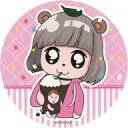 【中古】コースター ぽんぽこ(ピンク) コースター 「バーチャルYouTuber ぽこピー おでかけ!POKOPEA CAFE ~Land Land~×SWEETS PARADISE」 対象メニュー注文特典