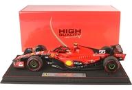 【新品】ミニカー 1/18 Ferrari SF-23 Bahrain GP 2023 C. Sainz ケース無 [BBR231855DIE]