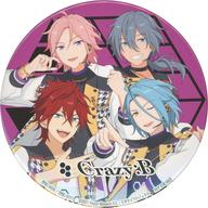 【中古】バッジ ビンズ Crazy：B 丸型缶バッジ 「Blu-ray＆DVD あんさんぶるスターズ DREAM LIVE-7th Tour”Allied Worlds”-」 アニメイト購入特典