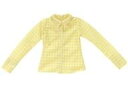 【中古】ドールアクセサリー AZO2用 The luxual シアーチェックブラウス(イエロー)