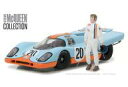 【中古】ミニカー 1/43 1970 Porsche 917K Gulf Oil with Steve McQueen Figure 「Steve McQueen Collection (1930-80)」 86435