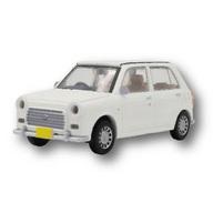 【中古】ミニカー パールホワイト(ノーマル) 「1/64 DAIHATSU ミラジーノL700S」