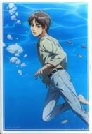 【中古】キャラカード エレン・イェーガー(名前無) 「進撃の巨人×カワスイ 川崎水族館 〜巨人潜む水辺を調査せよ〜 描き下ろしイラスト 水中浮遊ver. トレーディングアクリルカード」