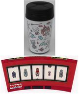 【中古】マグカップ・湯のみ ちりばめデザイン タンブラー 「ポンコツクエスト〜魔王と派遣の魔物たち〜×ヴィレッジヴァンガード」