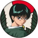 【中古】バッジ・ビンズ 浦飯幽助 「缶バッジ 幽☆遊☆白書 25.和柄ver. 描き下ろしイラスト」