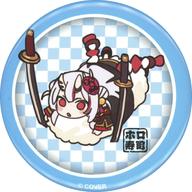 【中古】バッジ・ビンズ 百鬼あやめ 「バーチャルYouTuber ホロライブ ホロのぐらふぃてぃ ホロ寿司グッズシリーズ ランダム缶バッジ vol.2」