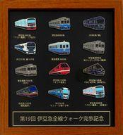 【中古】バッジ・ビンズ 伊豆急電車 ピンバッジコレクション 12種セット 第19回伊豆急全線ウォーク完歩記念品