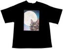 【新品】ドールアクセサリー AZO2用 ビッグシルエットTシャツ~Photo art~(ブラック×黒猫)