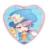 【中古】バッジ・ピンズ 北城猛 「ボーイフレンド(仮)プロジェクト×Chugai Grace Cafe トレーディングハート缶バッジ めるきゃらver.」