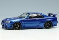 【新品】ミニカー 1/43 NISSAN SKYLINE GT-R (BNR34) NISMO R-tune(ベイサイドブルー) [EM436B]