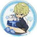【中古】バッジ・ビンズ ケーキ(ミニキャラ) 缶バッジ 「くじ引き堂 デュラララ!!×2 平和島静雄生誕祭2024くじ Illustration by 読」 E-7賞
