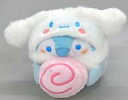【中古】ぬいぐるみ コウペンちゃん×シナモロール きみをみまもるデスクトップぬいぐるみ 「コウペンちゃん×サンリオキャラクターズ 」
