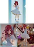 【中古】クリアファイル 中野三玖/フィギュア写真 A4クリアファイルセット(3枚組) 「みんなのくじ 映画 五等分の花嫁 -China Princess-」 クリアファイル賞